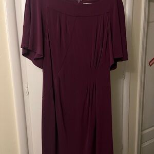 Jessica Simpson Deep Purple Midi Dress